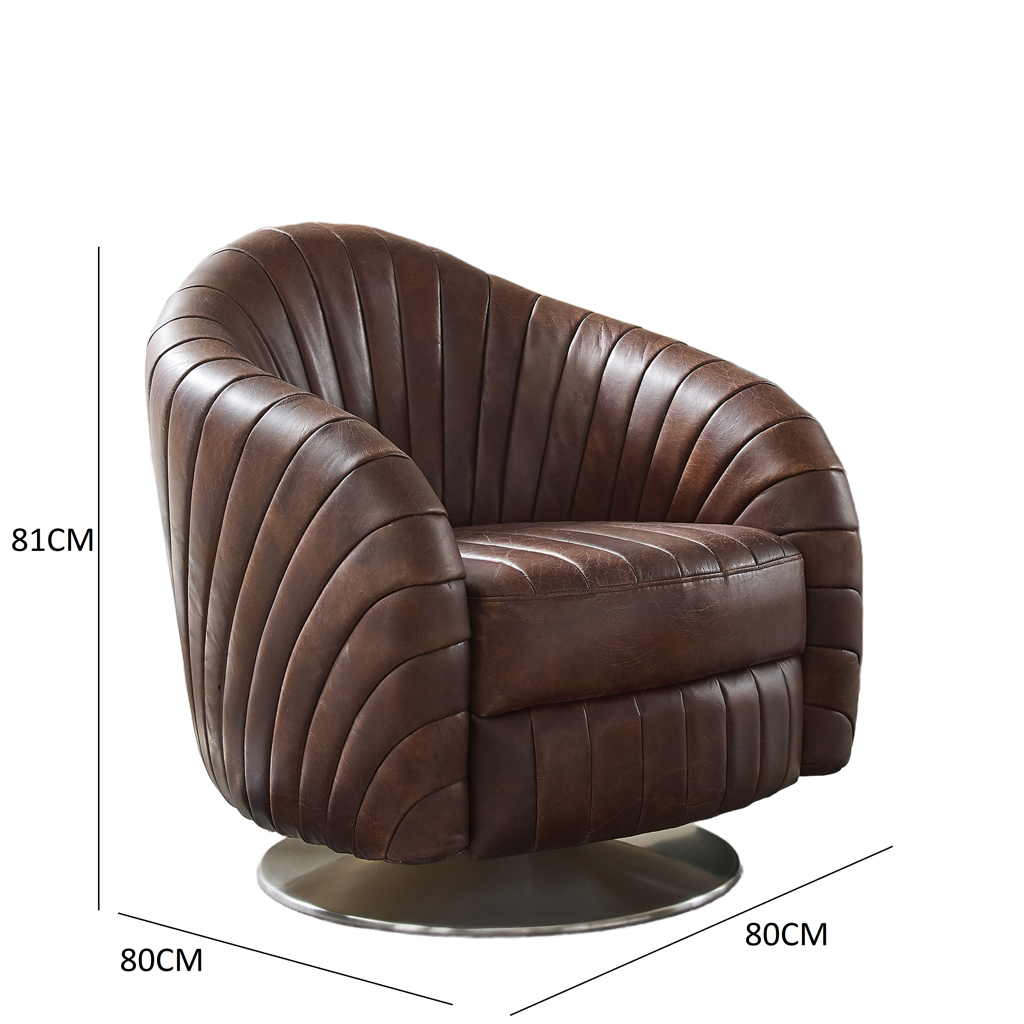Distinctive leather chair