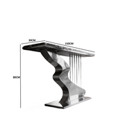 Console with modern design