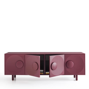 Bardot 4-door wine-red sideboard