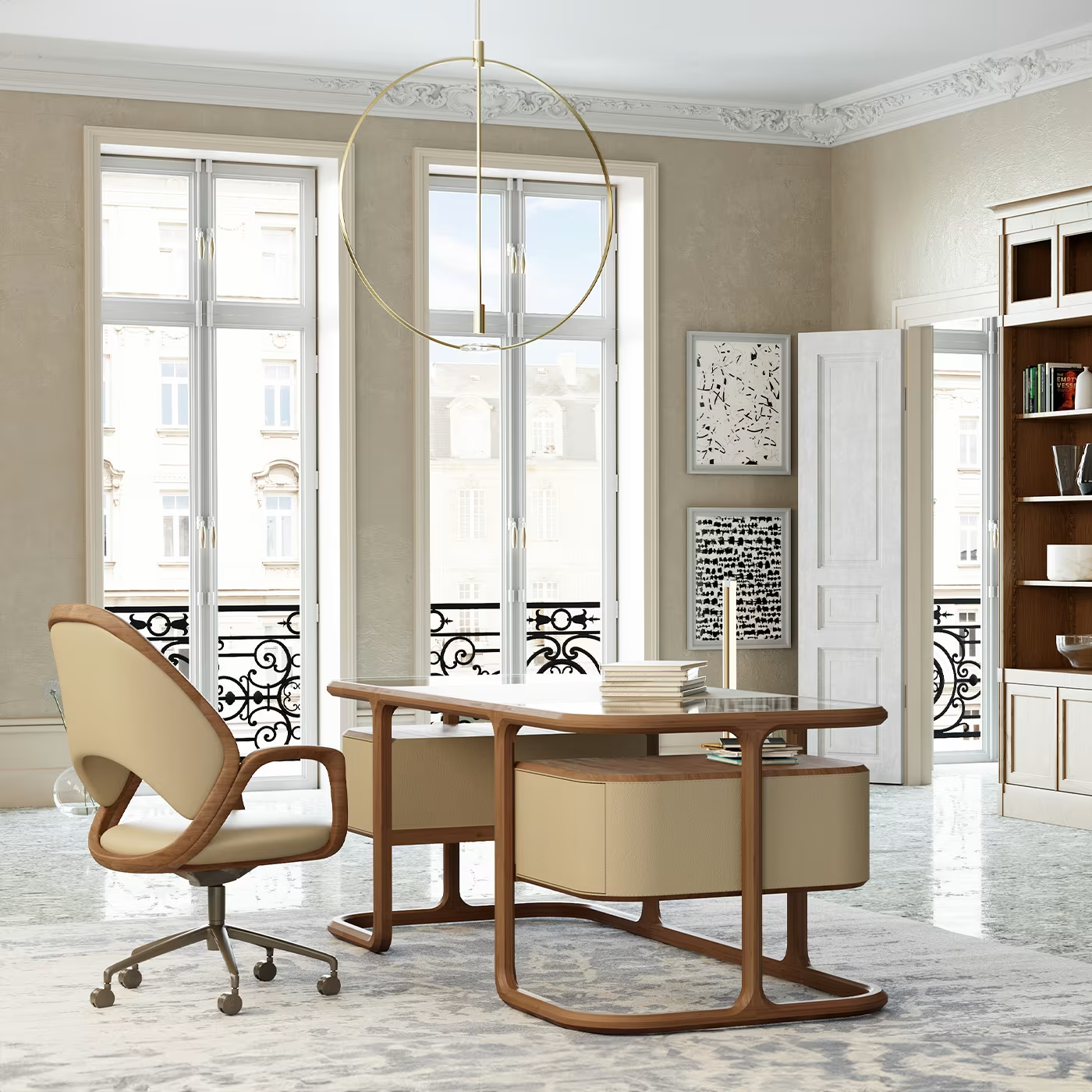 Isabel 2-sided desk