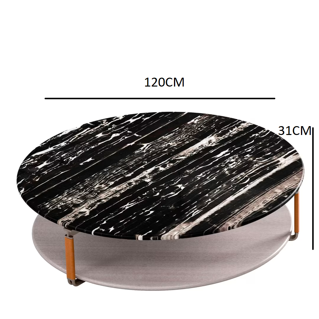 Portoro silver coffee table