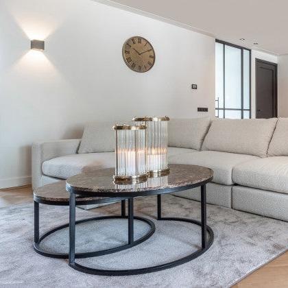 Sleek Karl Steel Coffee Table