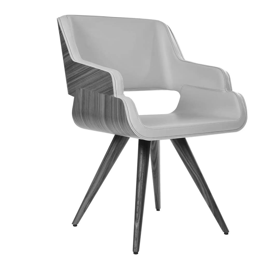 Rose armchair woodcone base