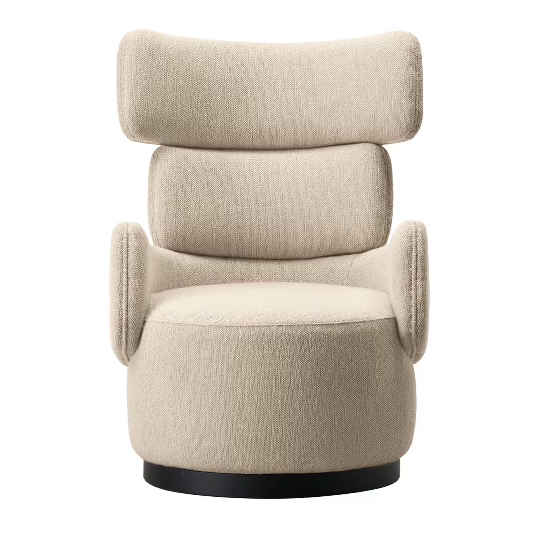 Boris beige armchair