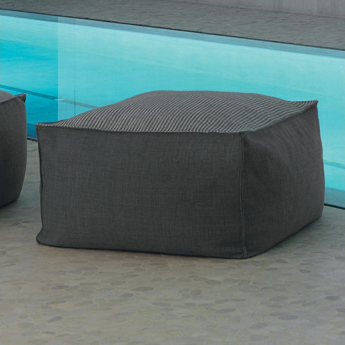 Modern outdoor pouf