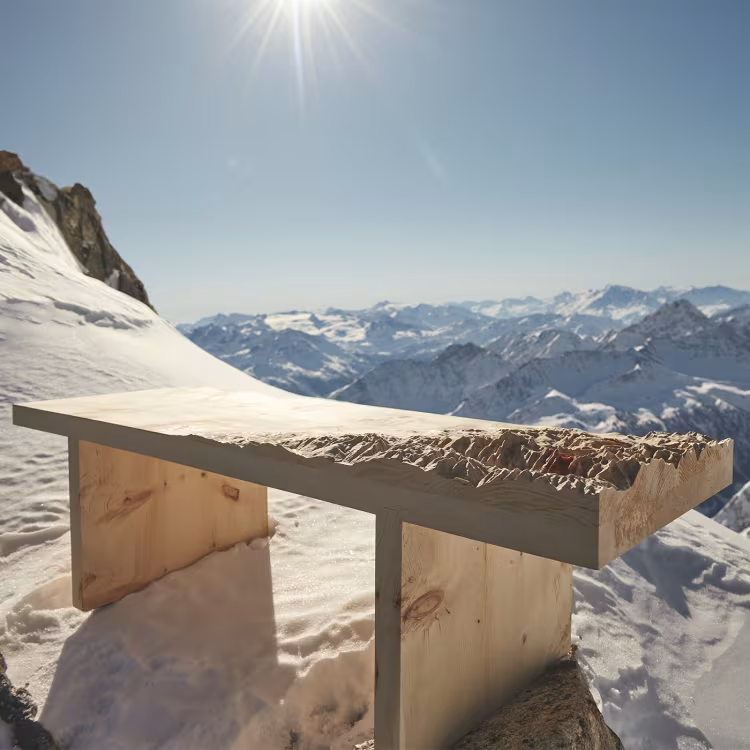 Belvedere topographic bench