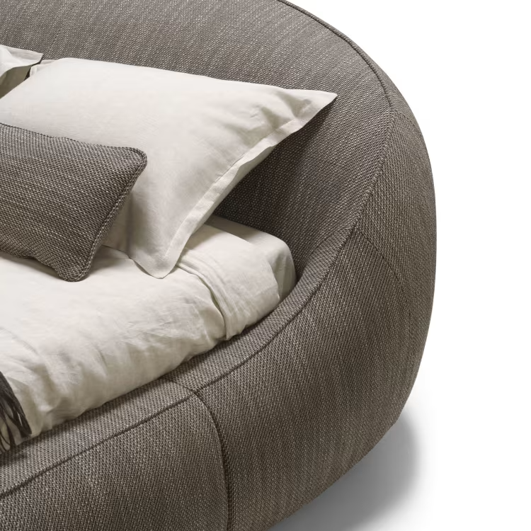 Abbracci gray bed