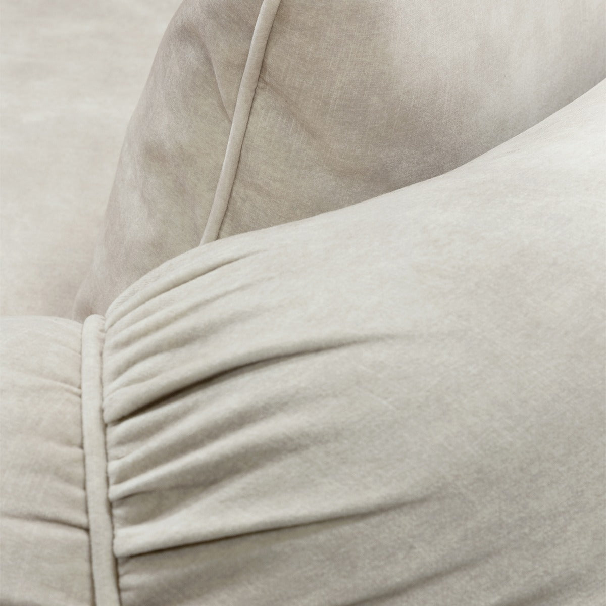 NEBET Luxurious Large Sofa in Gold Leather