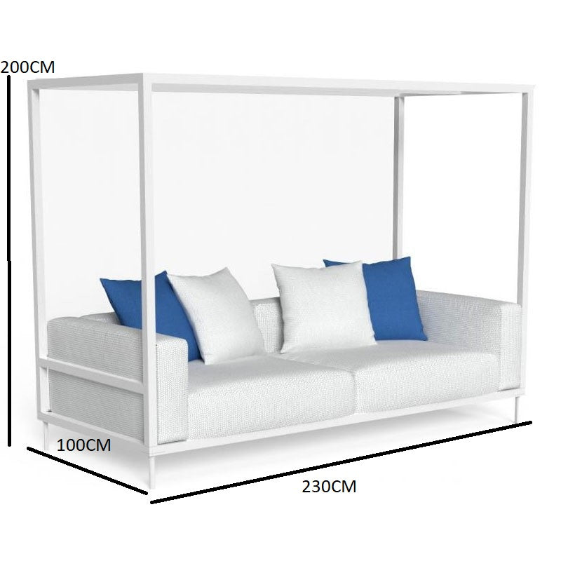 outdoor sofa with umbrella