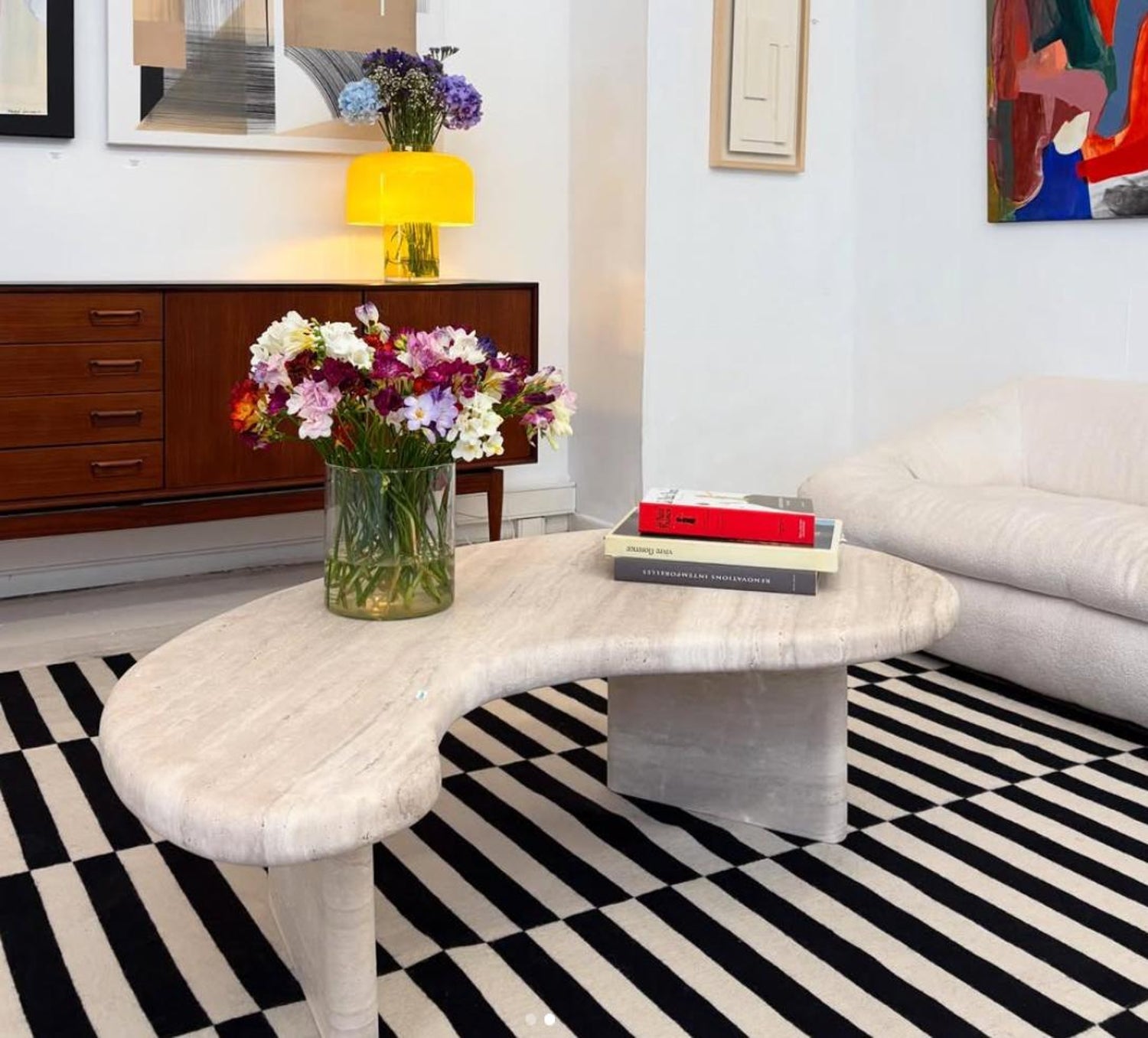 Elegant marble design table