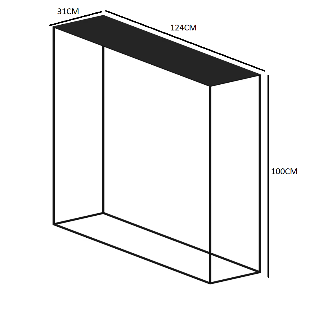 Slim irony console