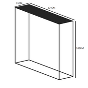 Slim irony console