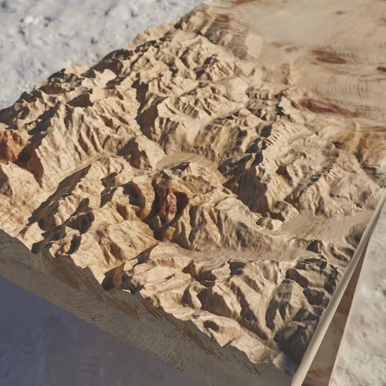 Belvedere topographic bench