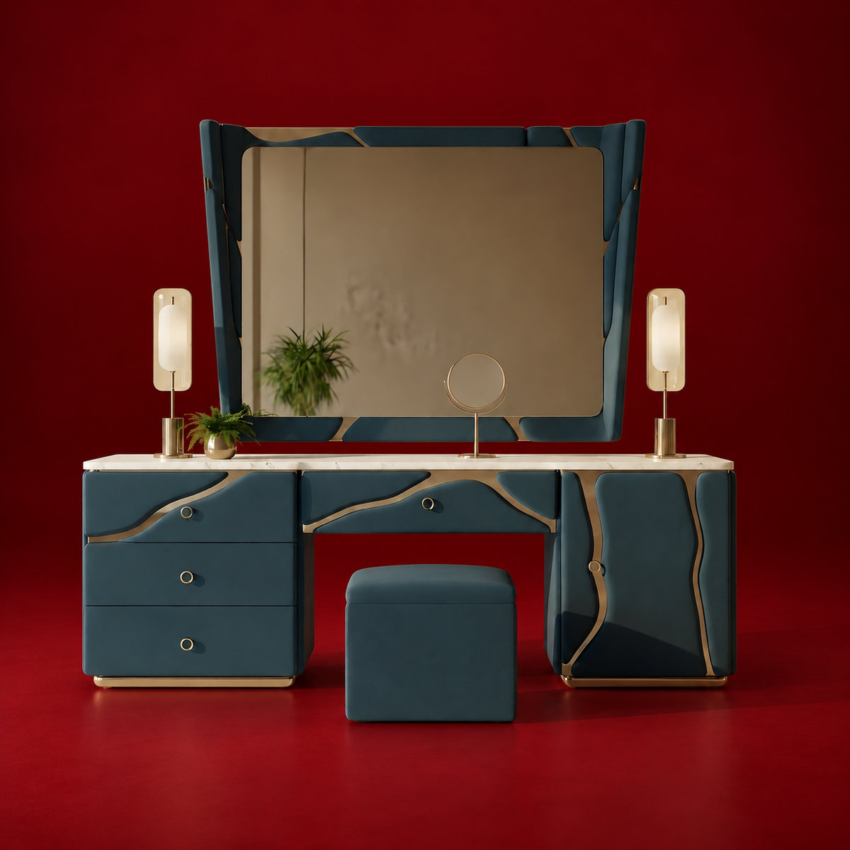 Modern luxury bedroom vanity