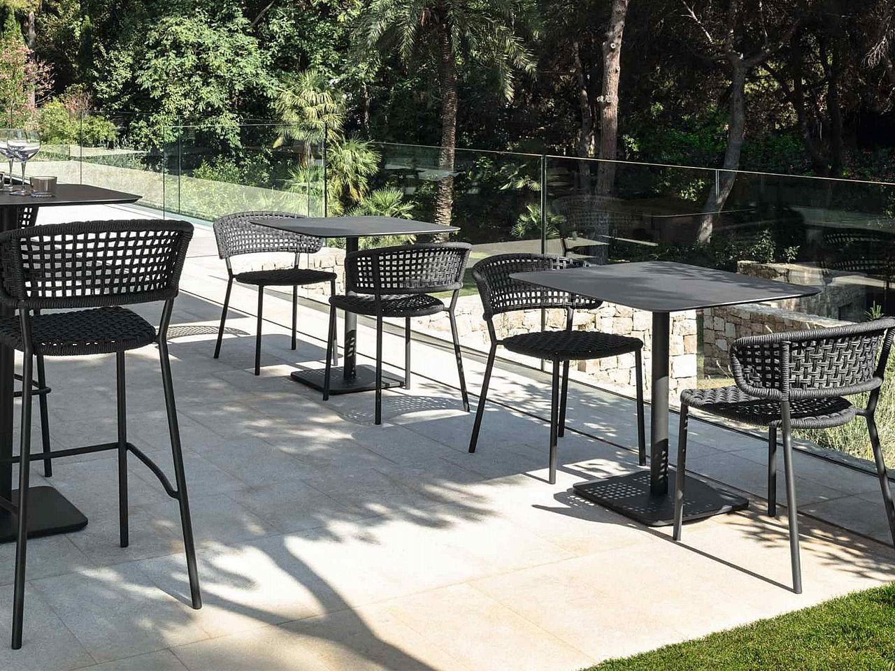 Moon Metal Outdoor Dining Table