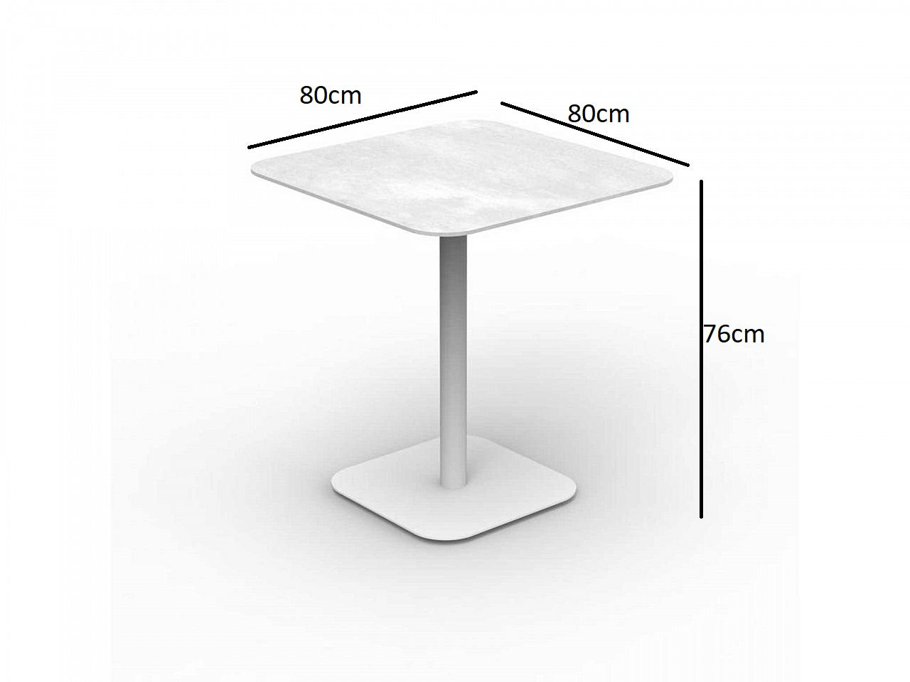 Moon Metal Outdoor Dining Table