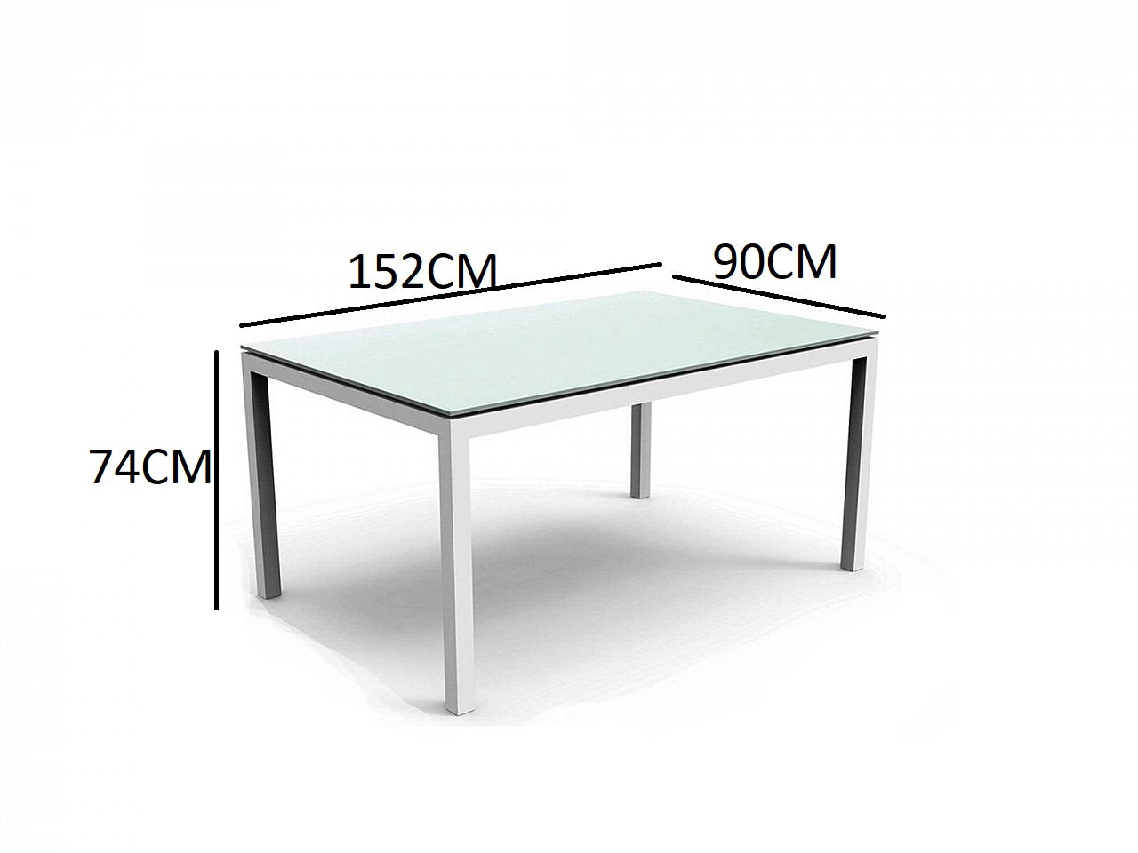 Mallorca white outdoor dining tables