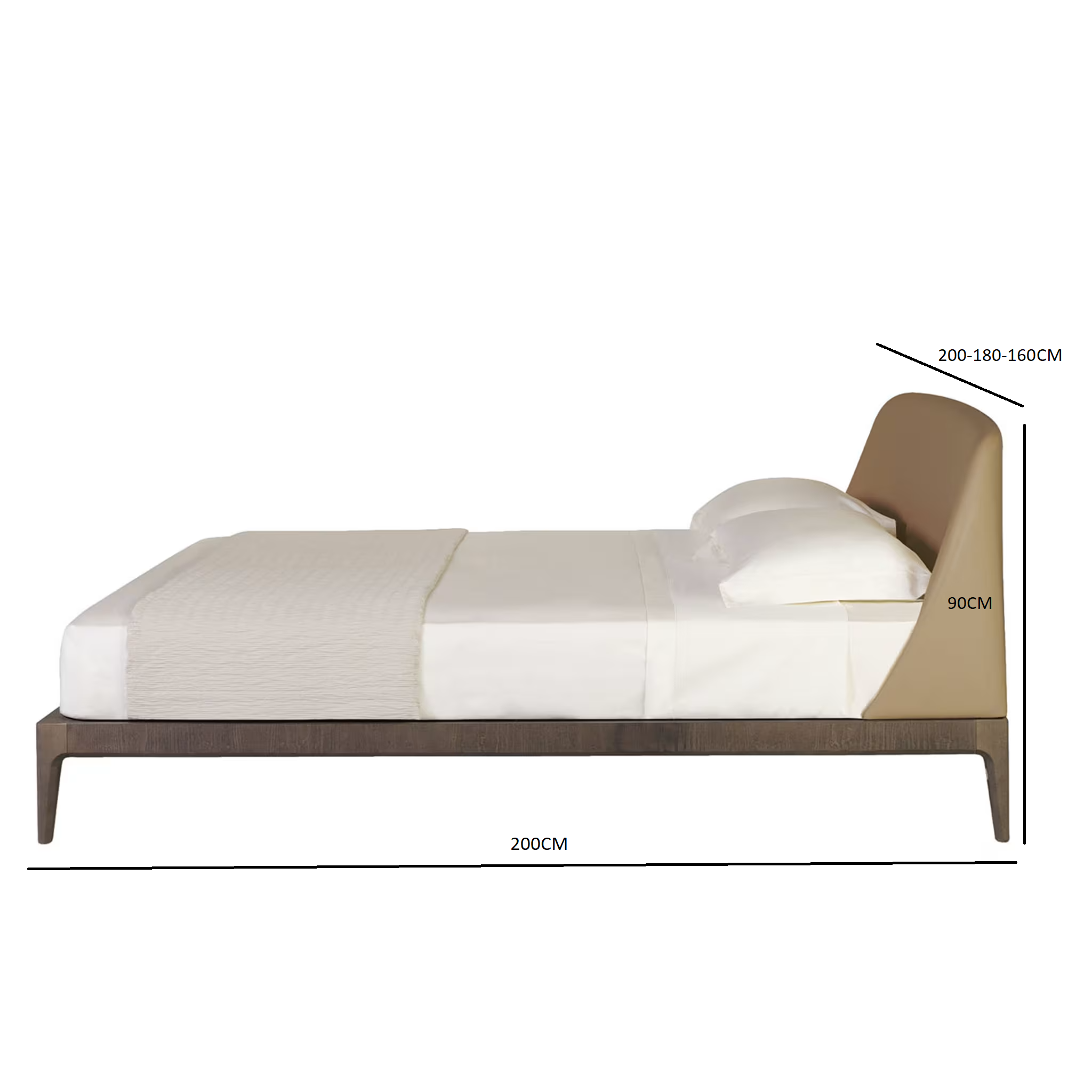 سرير بتصميم فاخر راقي 