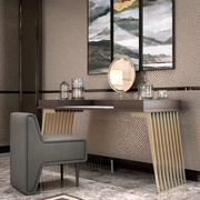 Hamptons metal vanity table