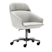 Guest leather office chair
