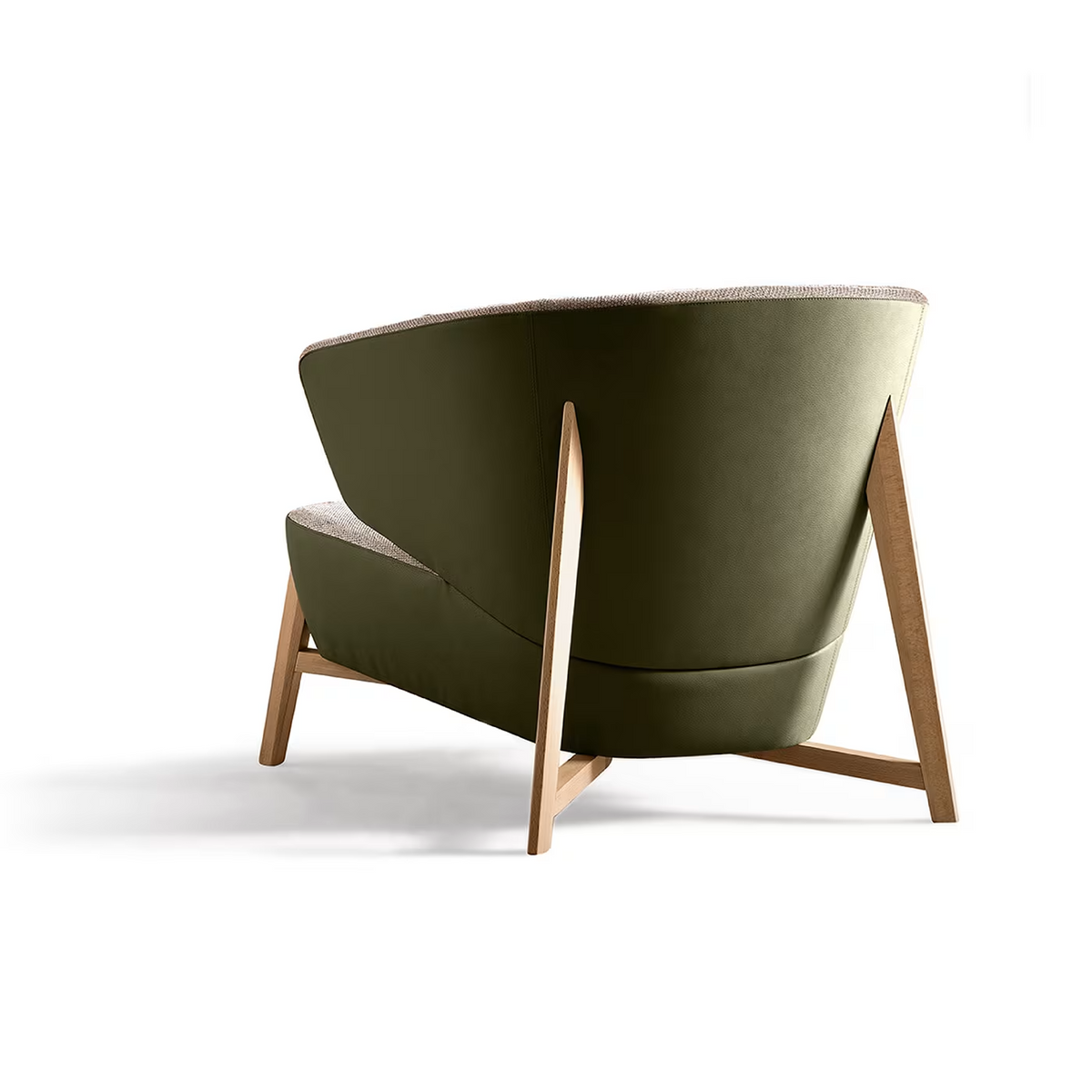 Arsenale green and gray armchair