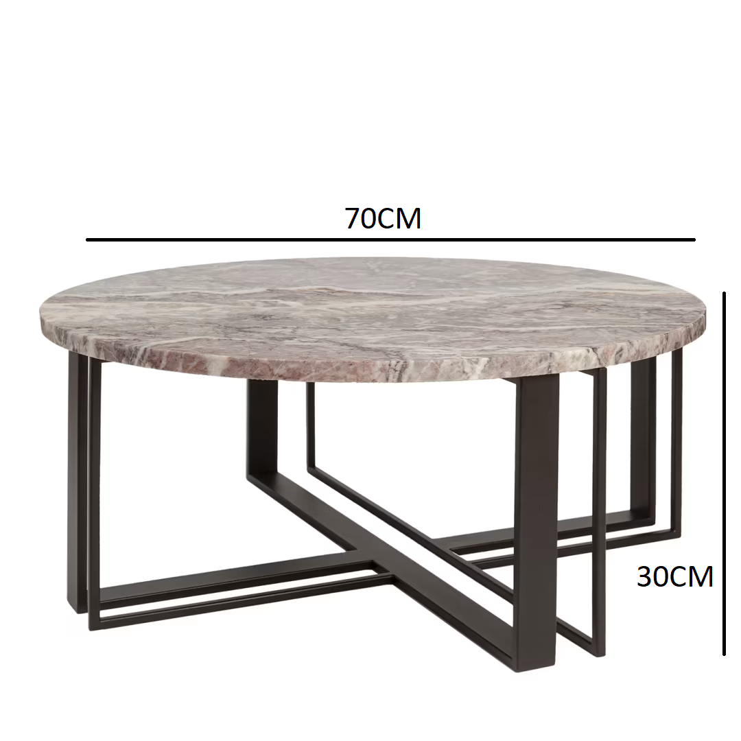 Ferrea vie sine te coffee table