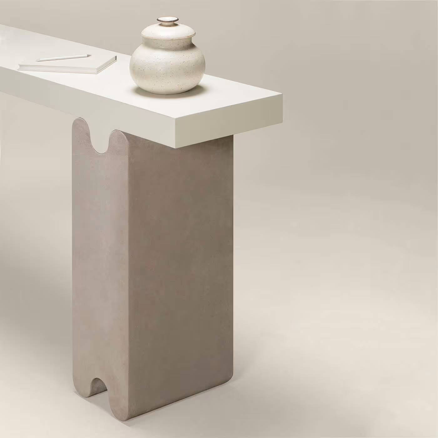 Ossicle leather console