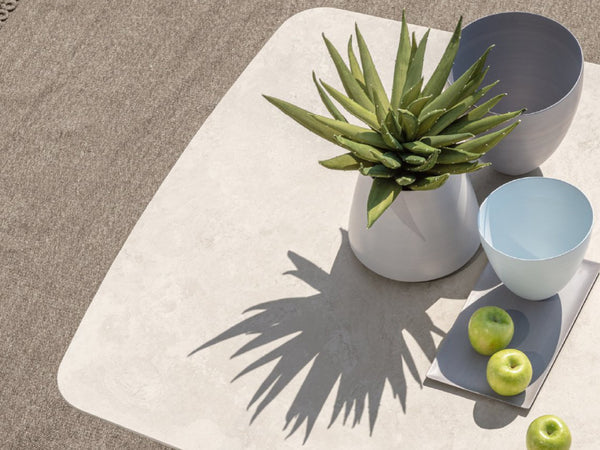 Luxury outdoor dining table