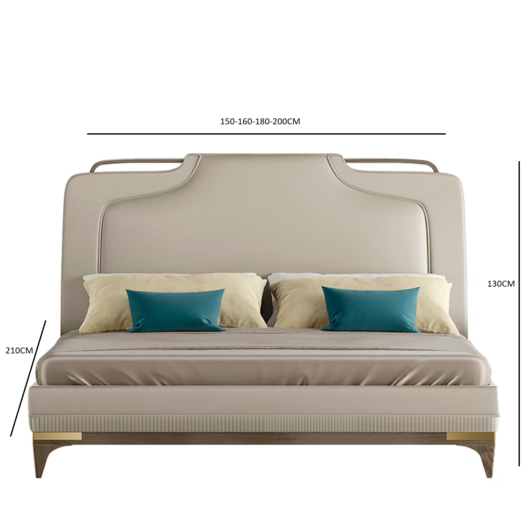 Leather bed