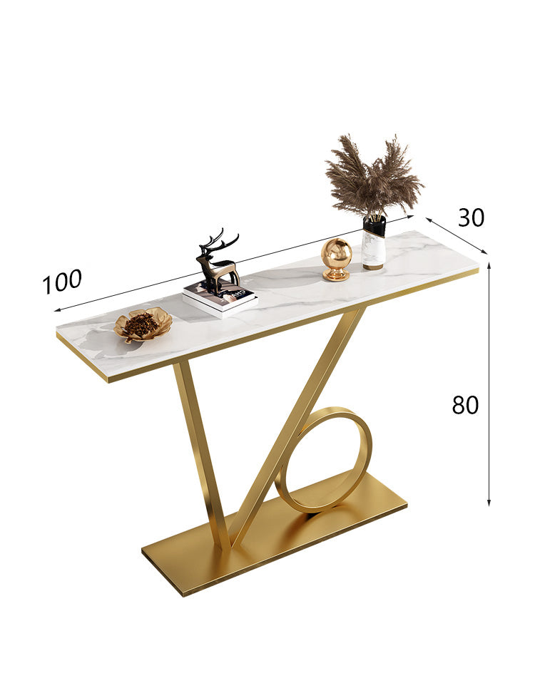 European metal console