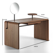 Butter canaletto vanity with mirror
