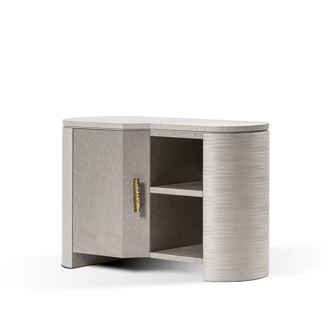Maple and eucalptus bedside table