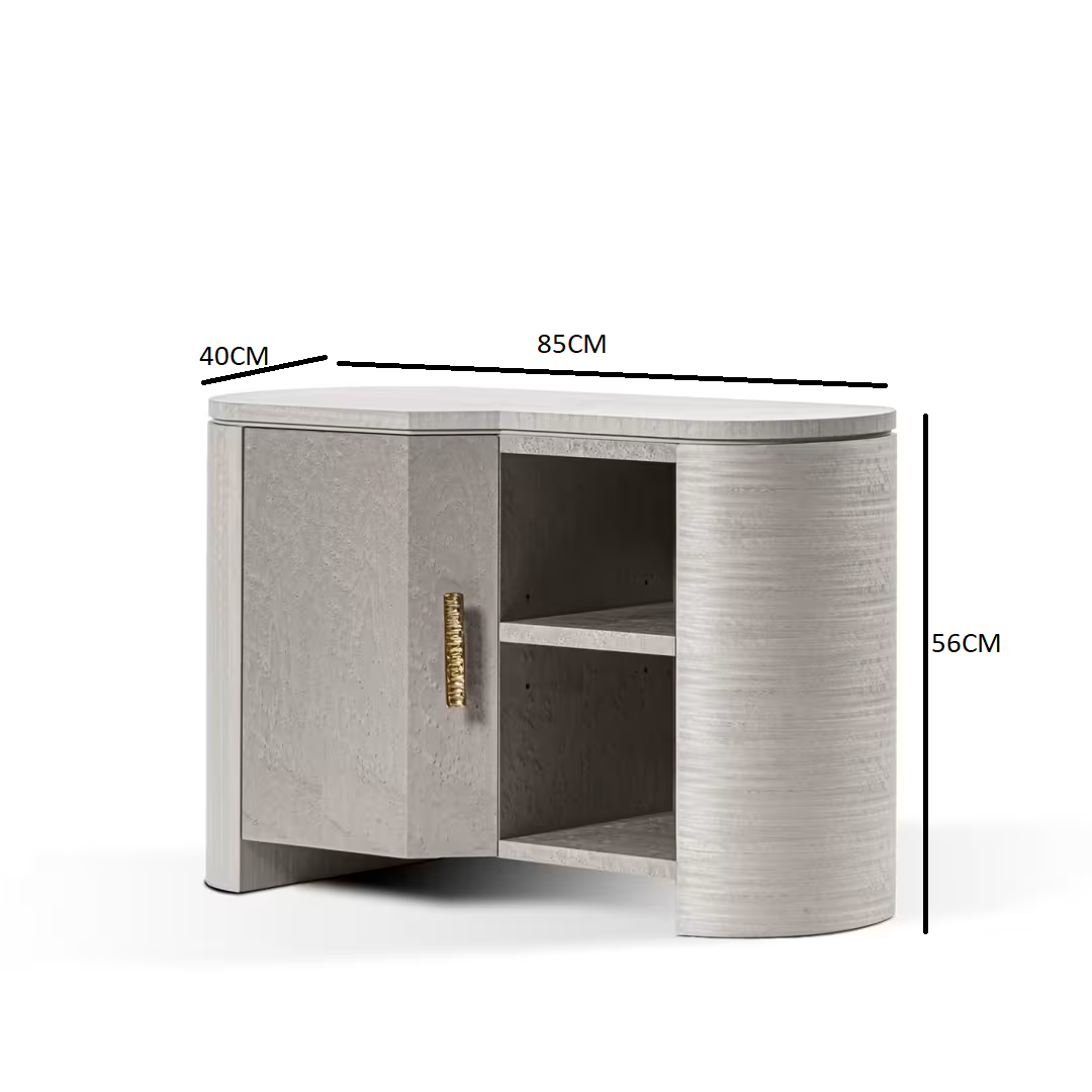Maple and eucalptus bedside table