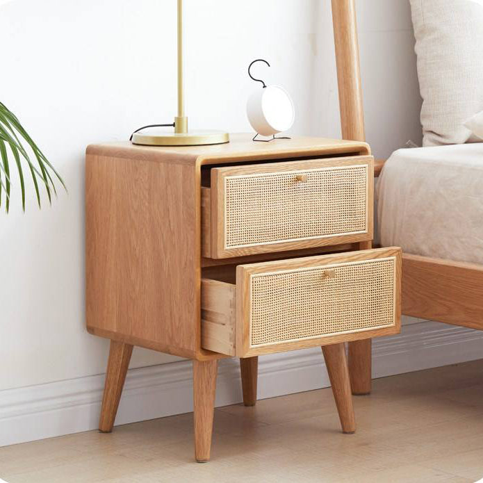 Rattan drawer chest