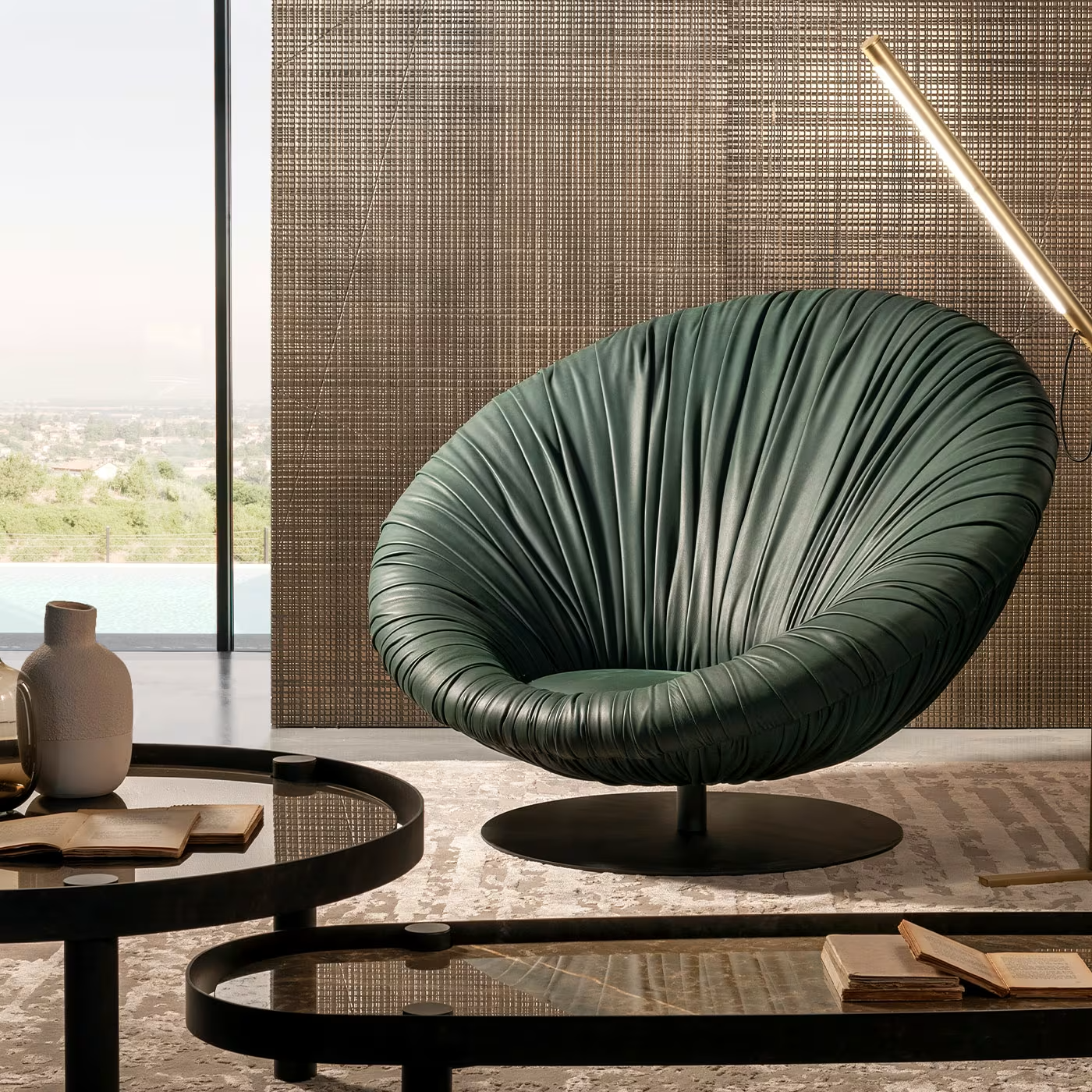 Drape soleil armchair